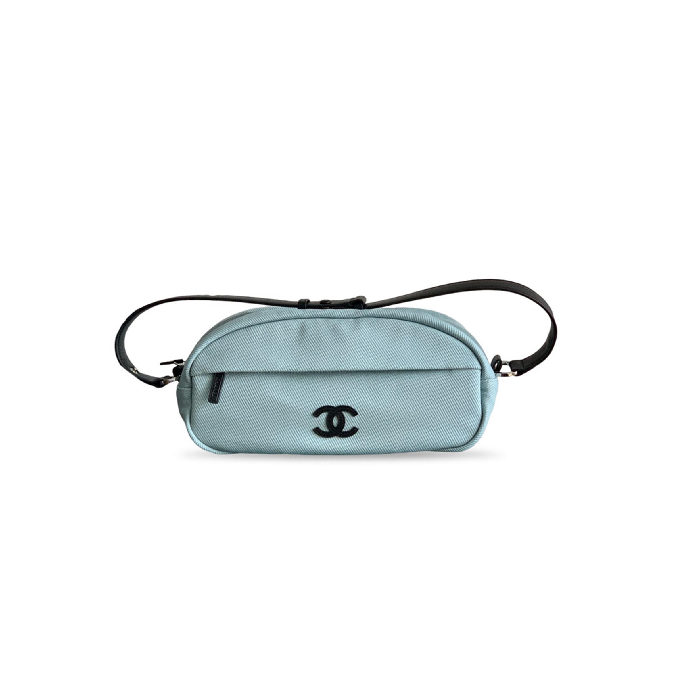 CHANEL MASTER COCO BEACH CANVAS STRAP CLUTCH BAG AP5269 (32*17*13cm)